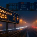 A54 : fermetures nocturnes près de Nîmes Garons et Nîmes centre