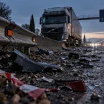 Accident sur l'A9 près de Nîmes : un poids lourd traverse le terre-plein central