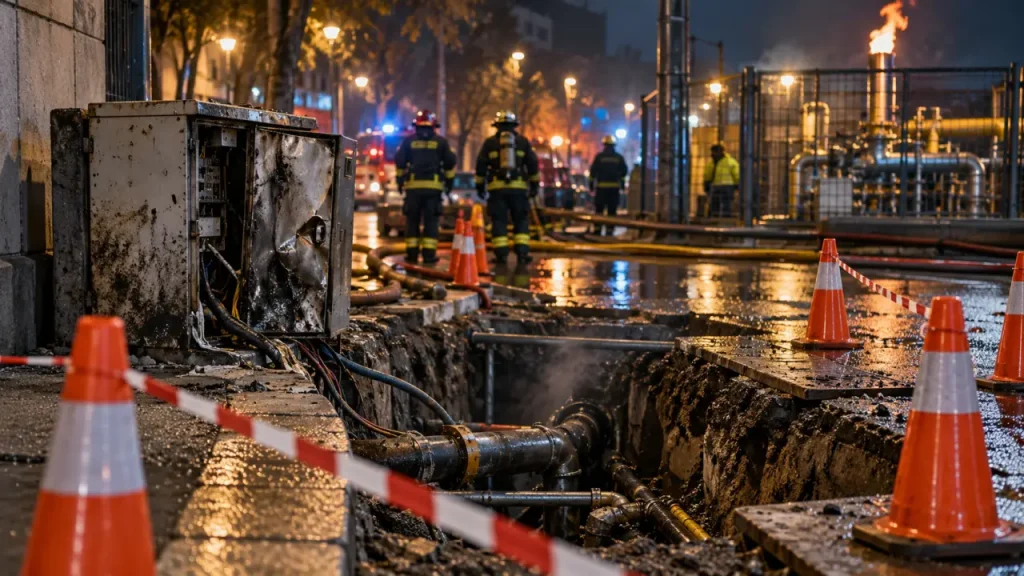 Nîmes : une fuite de gaz après un accident rue Pitot
