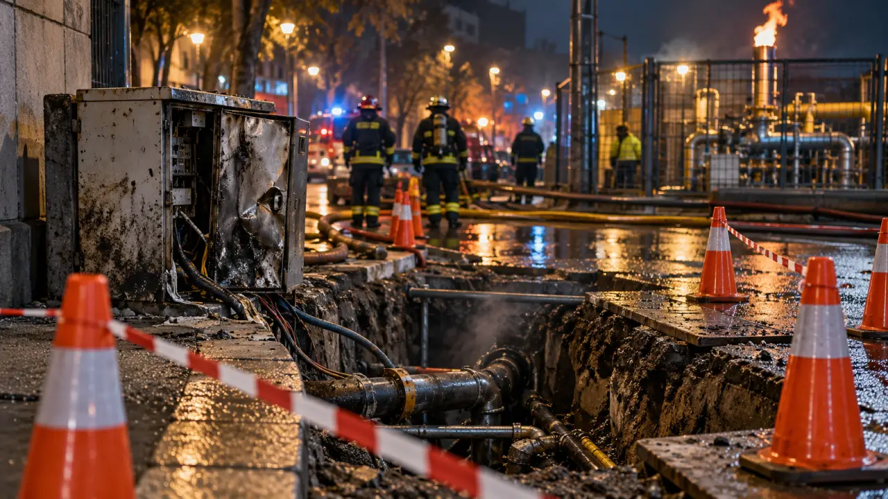 Nîmes : une fuite de gaz après un accident rue Pitot