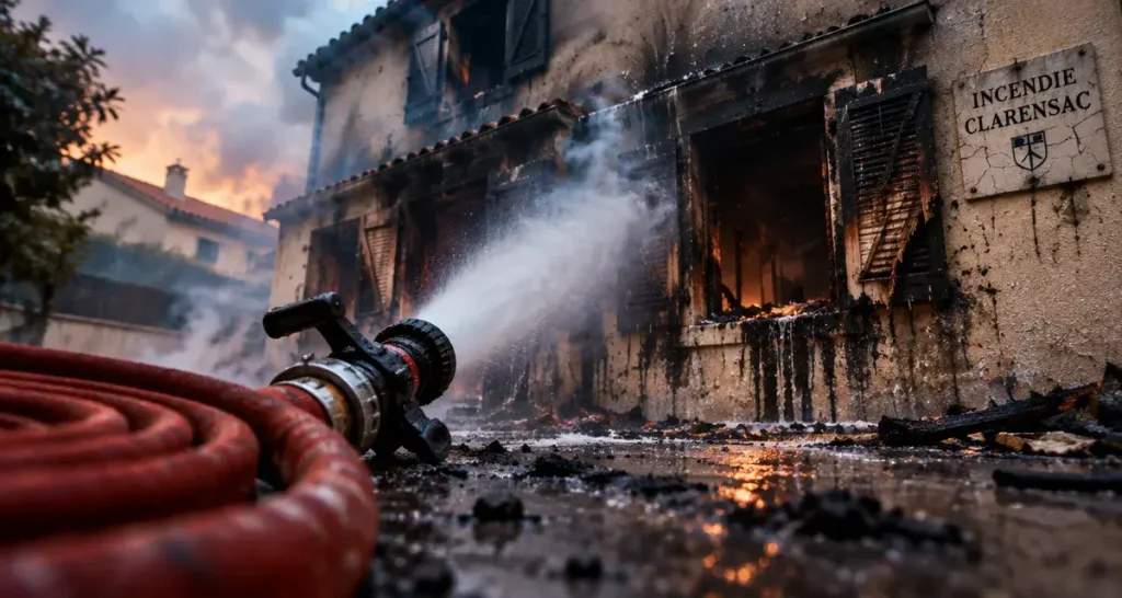 À Clarensac, le rez-de-chaussée d’une maison entièrement en flammes