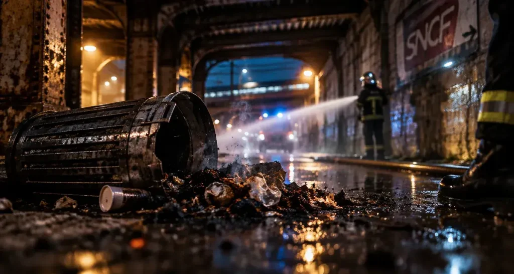 Feux sous les voies SNCF à Nîmes : pas de perturbation des trains