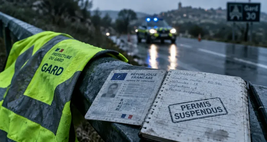 Dans le Gard, sept morts sur les routes en juillet et 243 permis suspendus