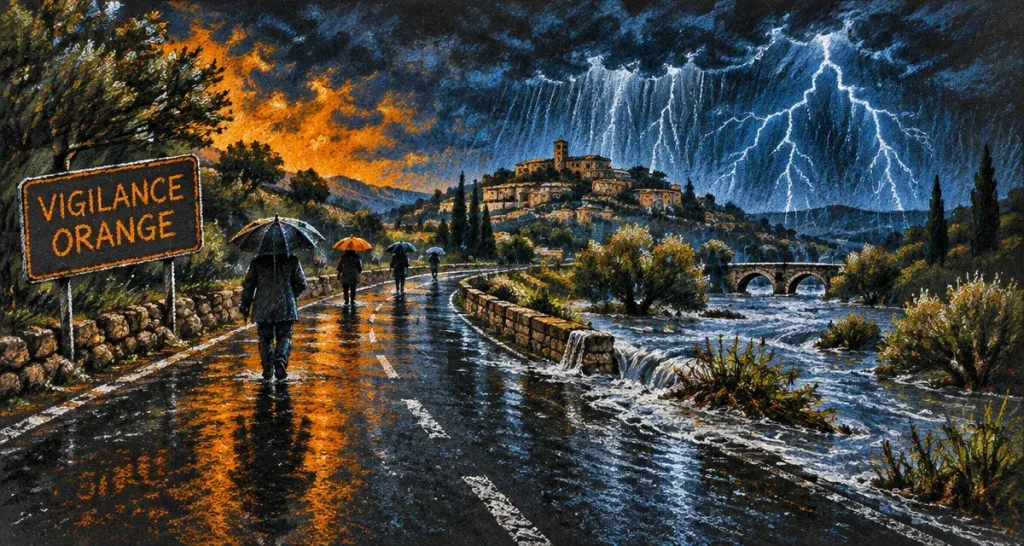 Gard en vigilance orange : orages et fortes pluies attendus ce lundi