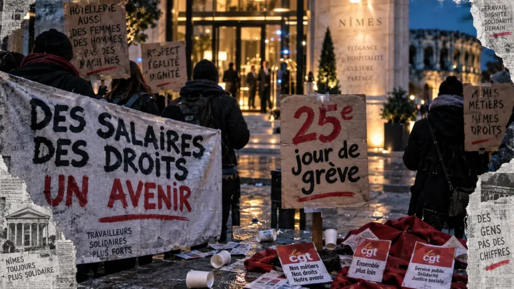 À Nîmes, la grève du personnel d’étage de l’Imperator entre dans son 25e jour
