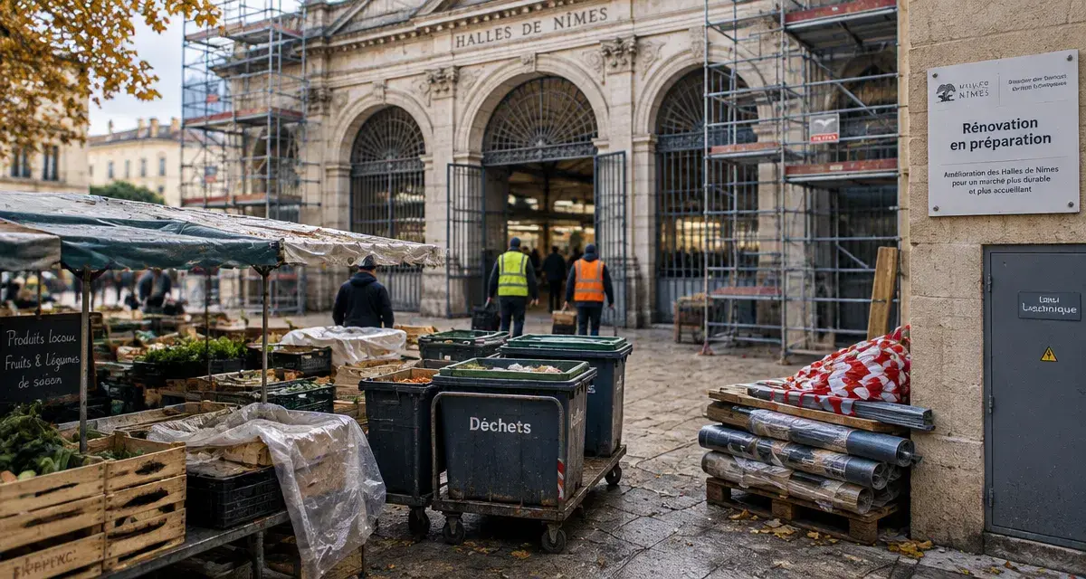 Halles de Nîmes : dialogue lancé et travaux de rénovation en préparation