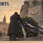 Hommage à la bataille de Bazeilles au Monument aux Morts de Nîmes