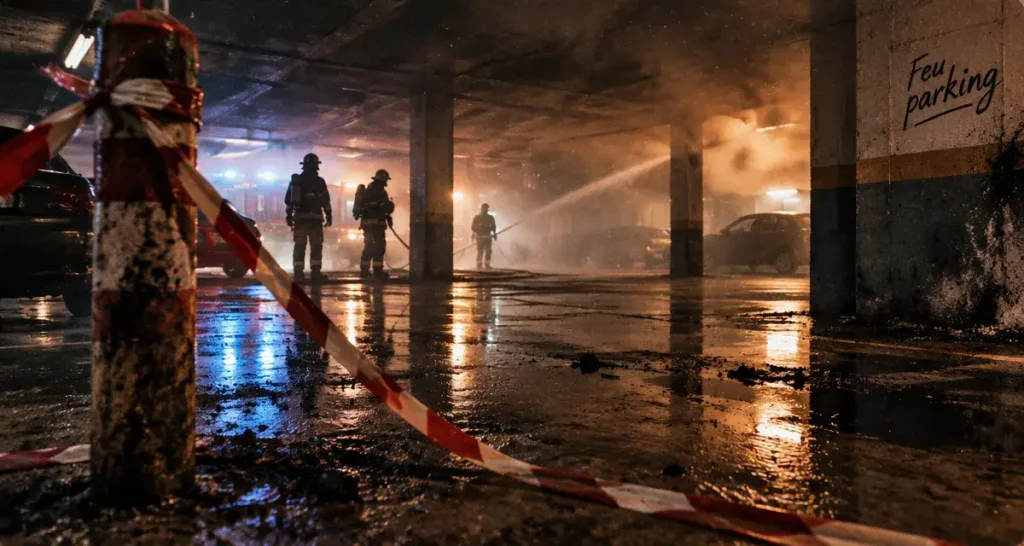 Nîmes : intervention des pompiers après un feu de voiture rue Lulli