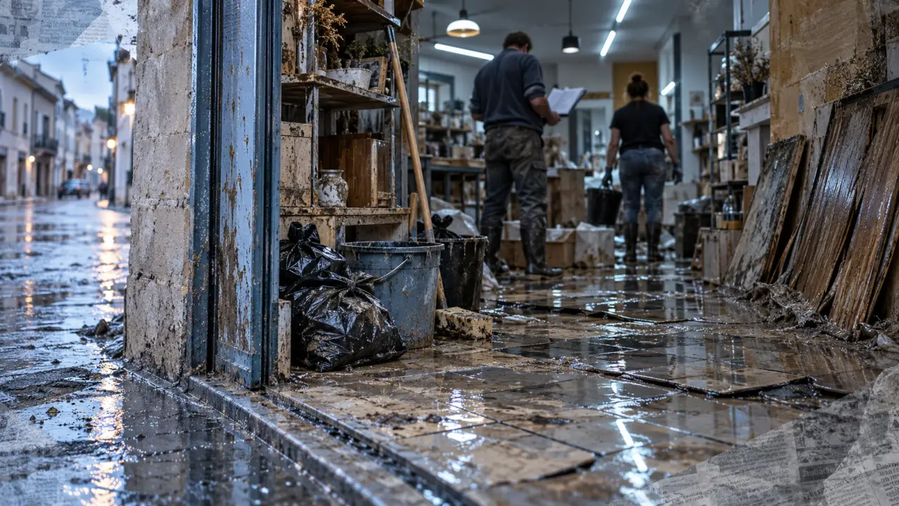 Après les inondations, commerces de Lunel et habitants du Cailar face aux dégâts