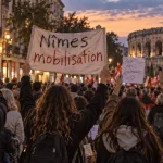À Nîmes, la mobilisation lycéenne a réuni syndicats, parents et militants