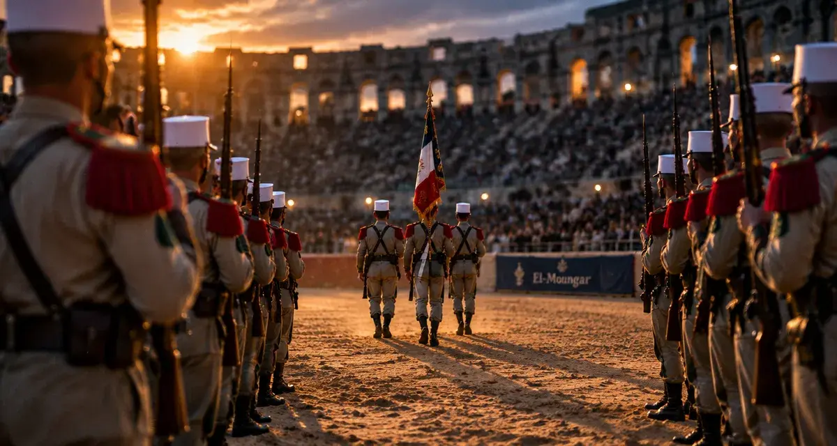 Aux arènes de Nîmes, le 2e REI a commémoré El-Moungar