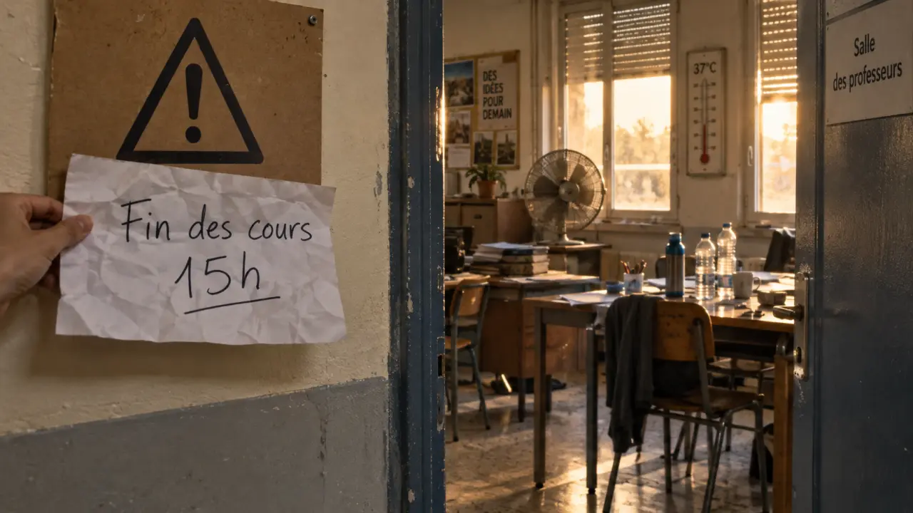 Nîmes : débrayage au lycée Daudet après des températures de plus de 37 °C