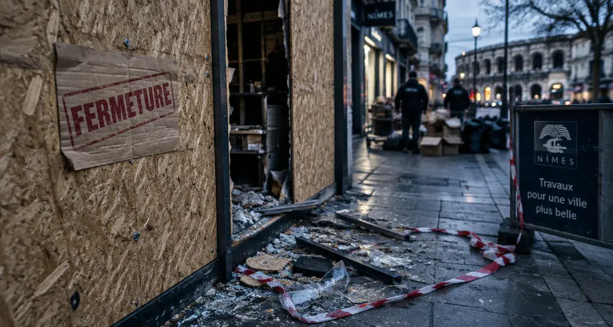 À Nîmes, le magasin Footkorner saccagé et pillé rue Crémieux