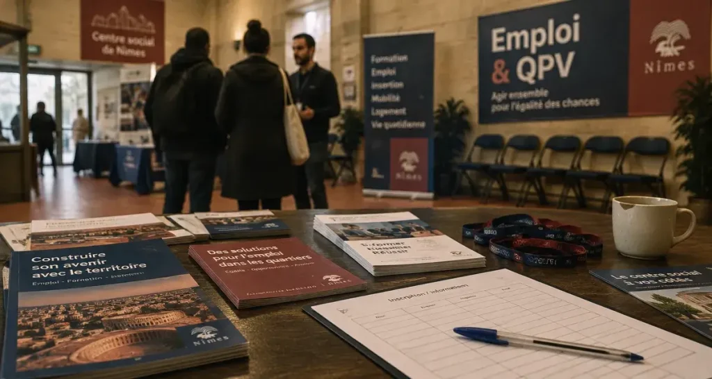 À Nîmes, France Travail rapproche recruteurs et habitants du Mas-de-Mingue