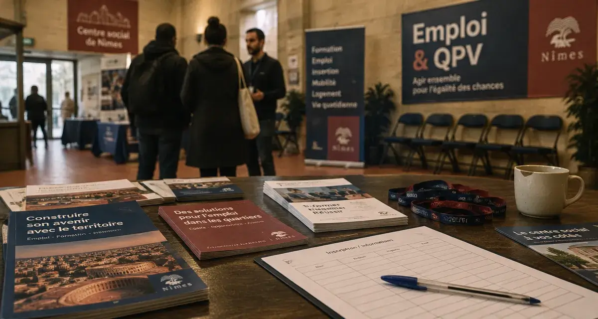 À Nîmes, France Travail rapproche recruteurs et habitants du Mas-de-Mingue