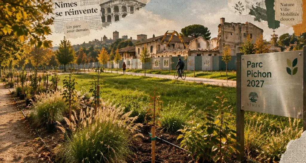 À Nîmes, le futur parc urbain des pépinières Pichon attendu en 2027