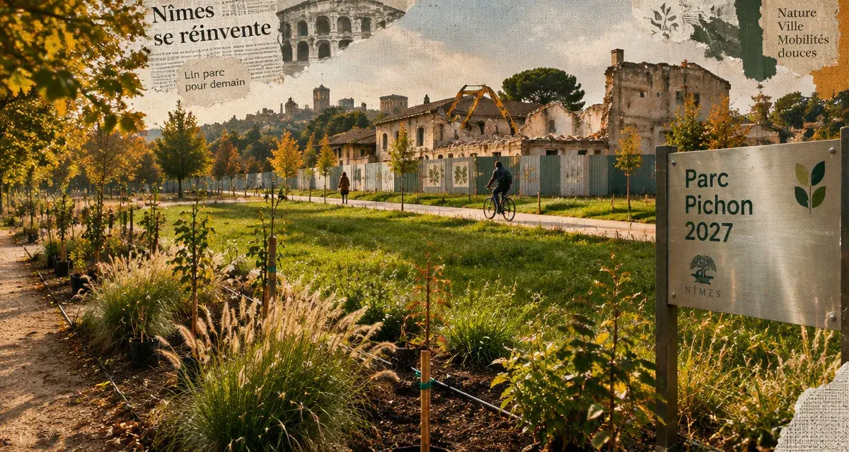 À Nîmes, le futur parc urbain des pépinières Pichon attendu en 2027