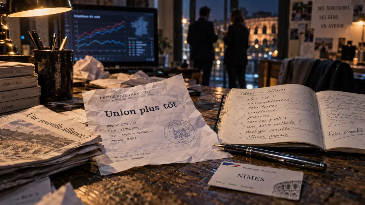 À Nîmes, Julien Devèze appelle à une union plus rapide de la droite et du centre