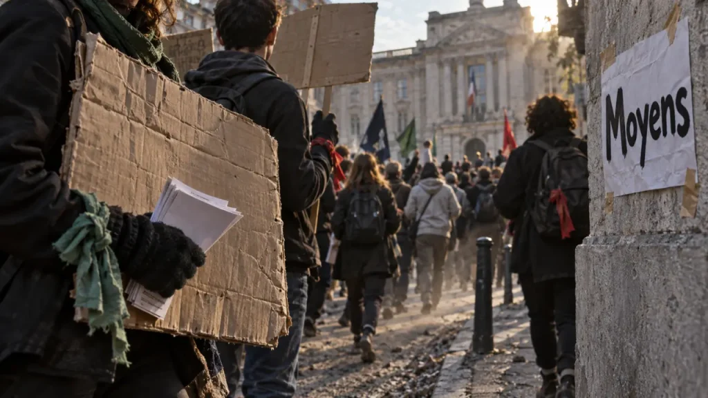 À Nîmes, 1 500 personnes réunies pour une mobilisation lycéenne et syndicale
