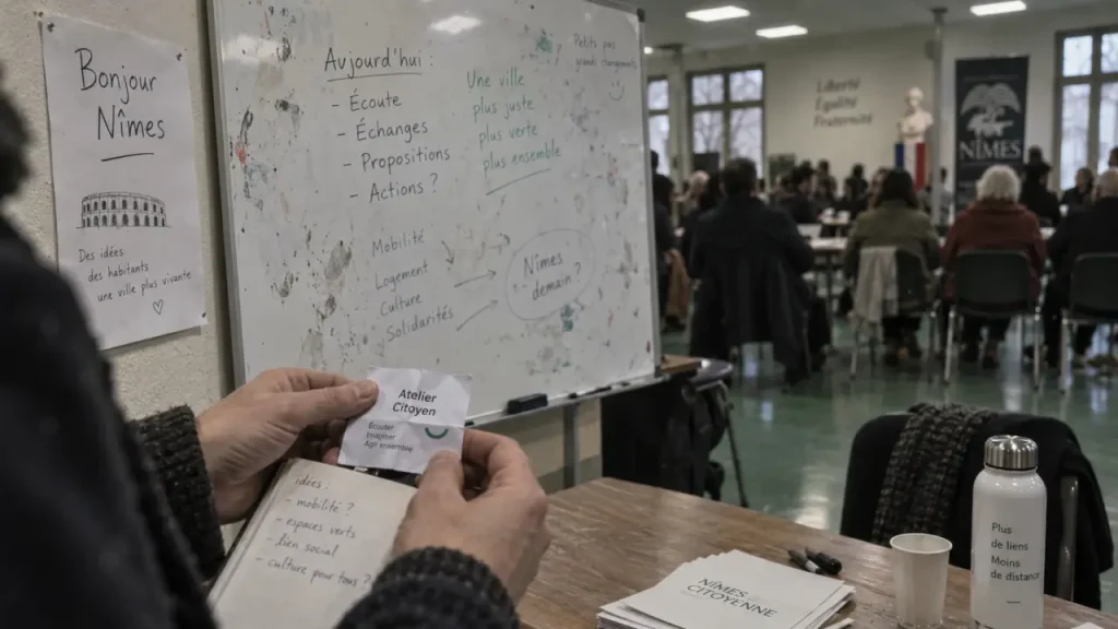 À Nîmes, le pari participatif de Vincent Bouget