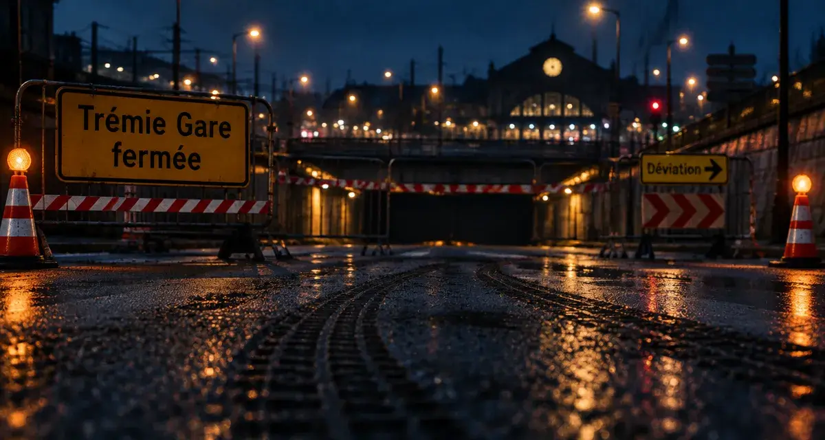 Nîmes : la trémie de la gare fermée dans la nuit de jeudi à vendredi