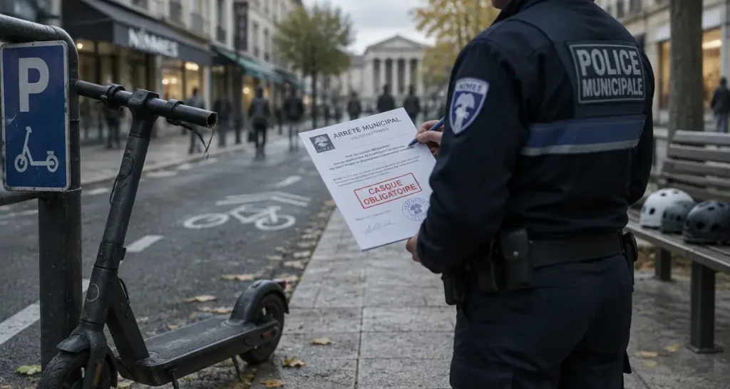 À Nîmes, les trottinettistes sans casque désormais verbalisés