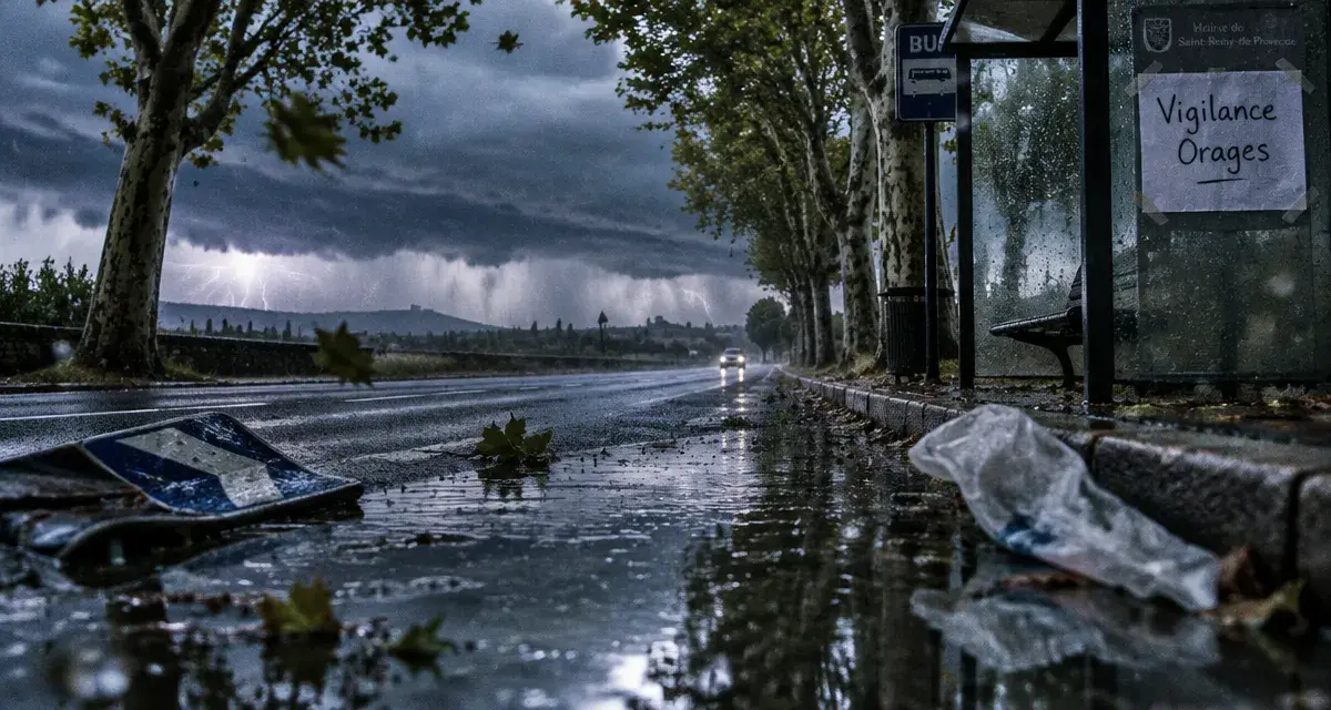 Violents orages attendus ce lundi dans le Gard, Lunel et Arles