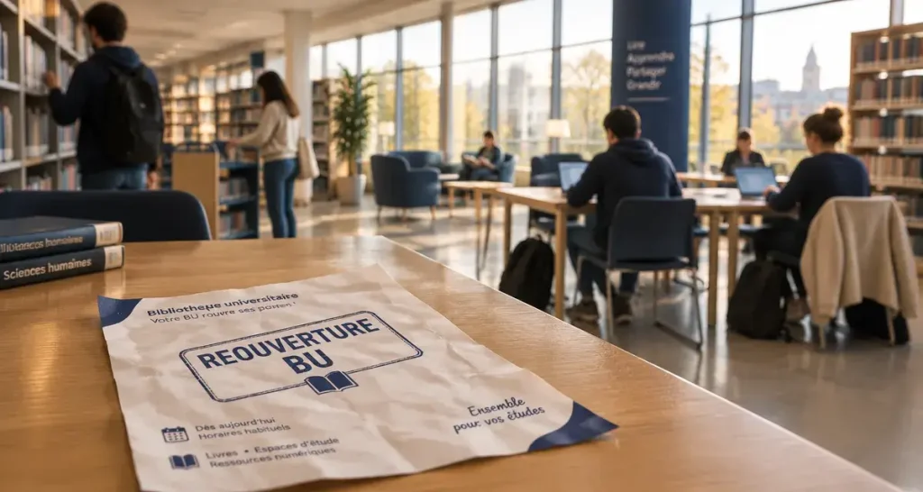La BU de Nîmes Université rouvre après la pause estivale