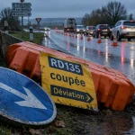 À Rodilhan, la RD135 coupée après un accident de poids lourd