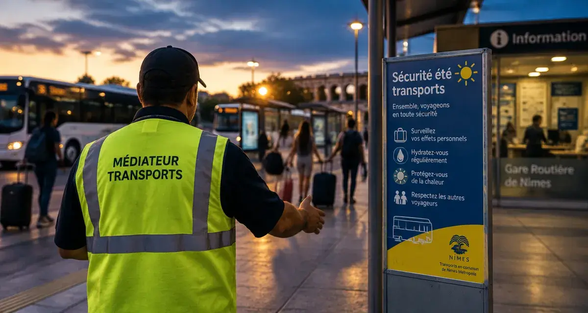 Sécurité d’été dans les transports : la Région présente son bilan à Nîmes