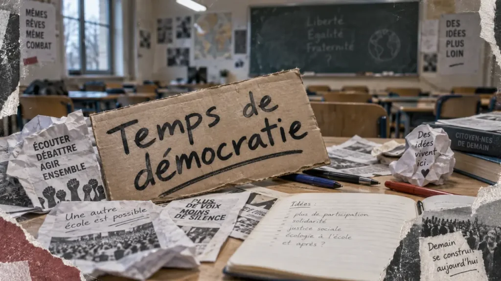 « Temps de démocratie » : des lycéens nîmois expriment leurs réserves