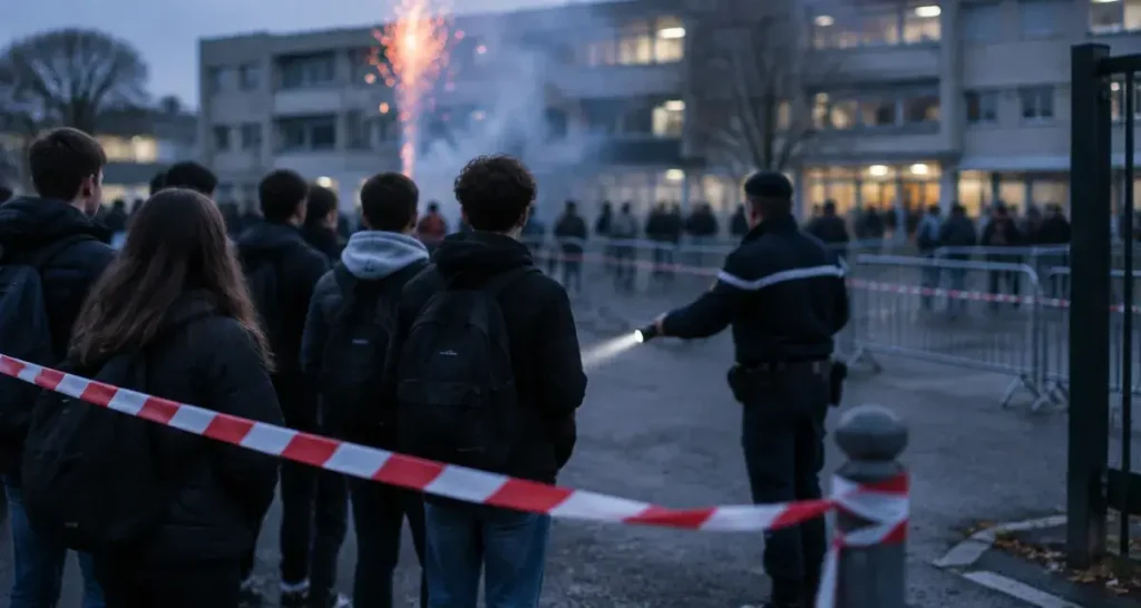 Tir de feu d’artifice devant le lycée Daudet : un lycéen en garde à vue